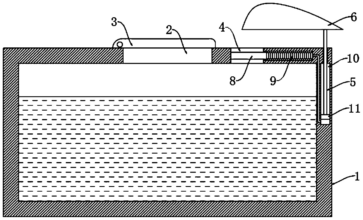 Self-closed fresh food logistics transport case