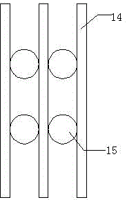 Heat radiation type printing and dyeing drying device