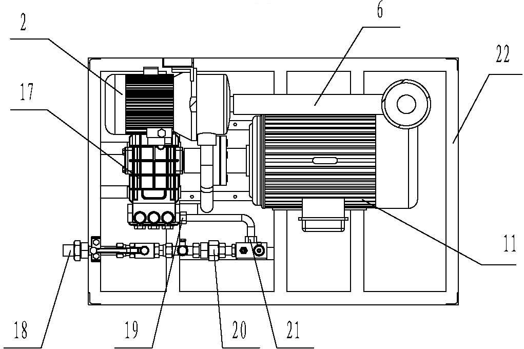 High-pressure water mist fire hydrant pump set