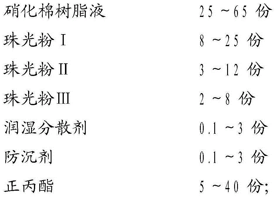 Pearlescent ink, and preparation method and printing method thereof