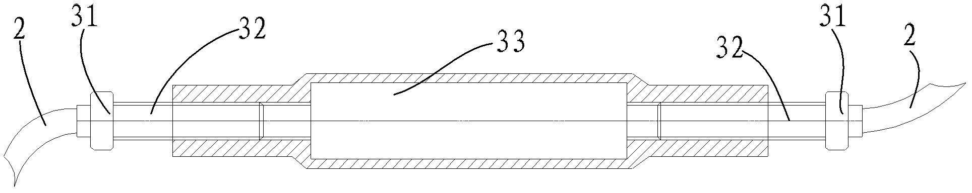 Tensile beam, arm support and pump truck