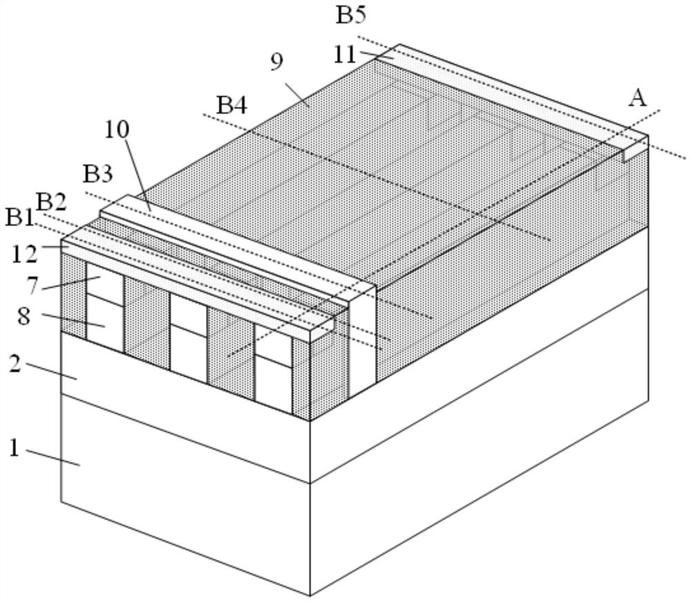 A fin-type lateral double-diffusion power device