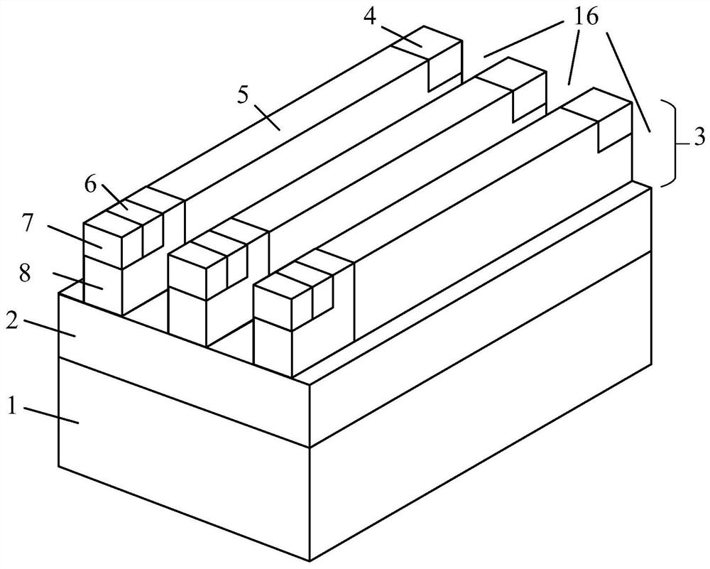 A fin-type lateral double-diffusion power device