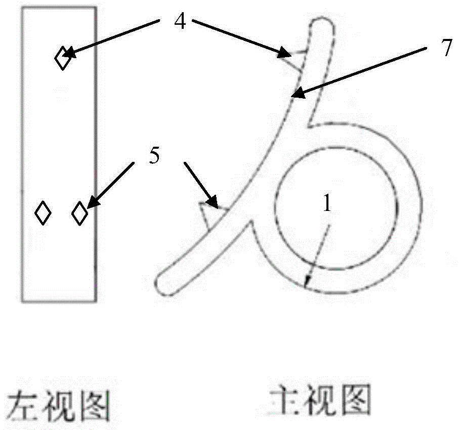 Orange peeling device