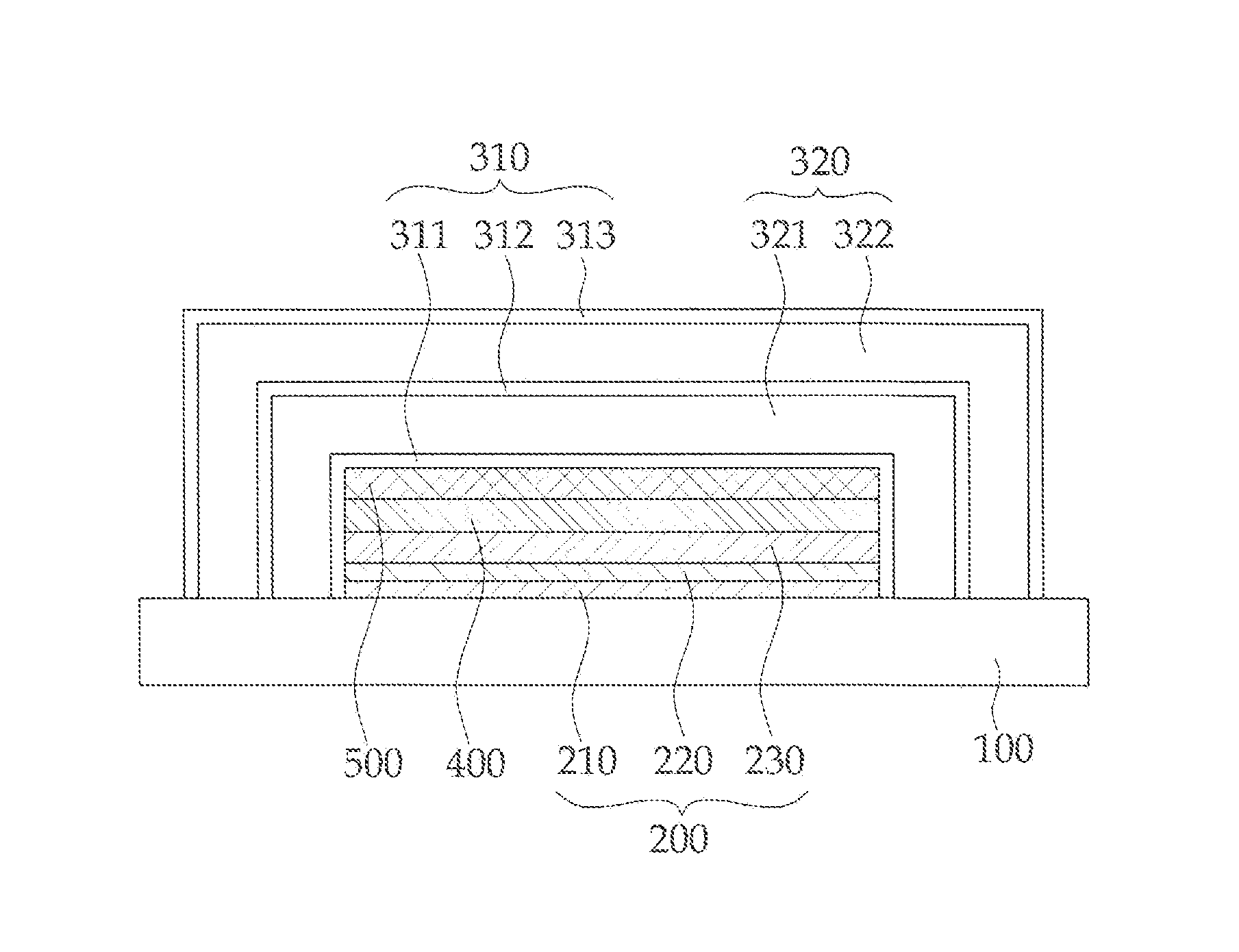 Organic light emitting display device having improved light emitting efficiency