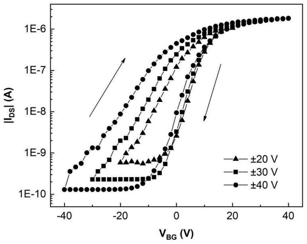 Heterosynaptic electronic device based on two-dimensional ferroelectric semiconductor and preparation method of heterosynaptic electronic device