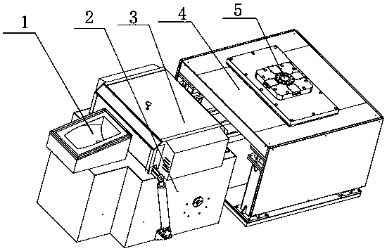 Electromagnetically-driven low-pressure casting forming system