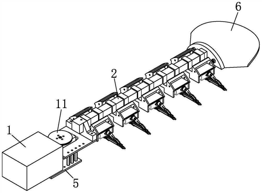 A kind of imitation leather shrimp underwater robot