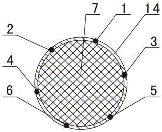 Combined electric probe and processing method for high-speed moving metal flyer test