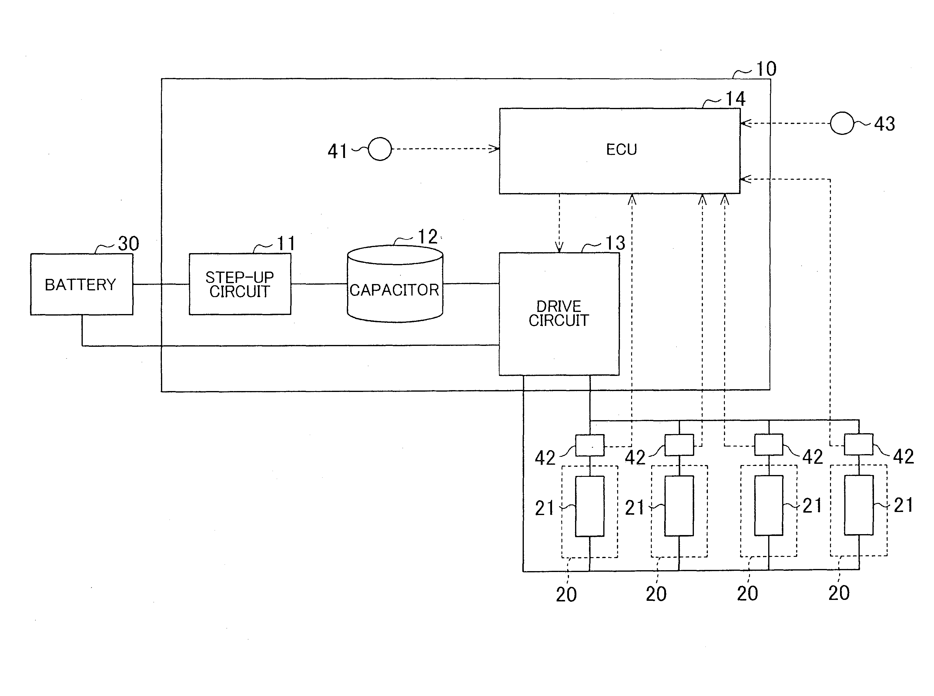 Control device and control method for fuel injection valve