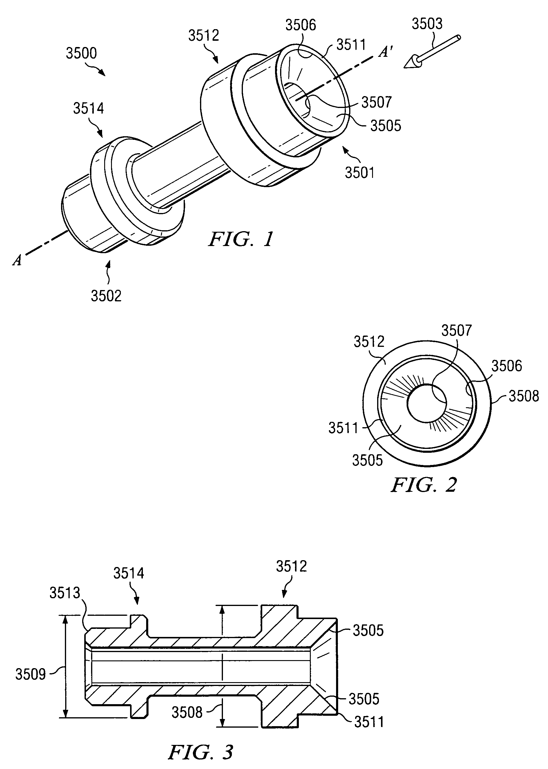 O-ring-less low profile fittings and fitting assemblies