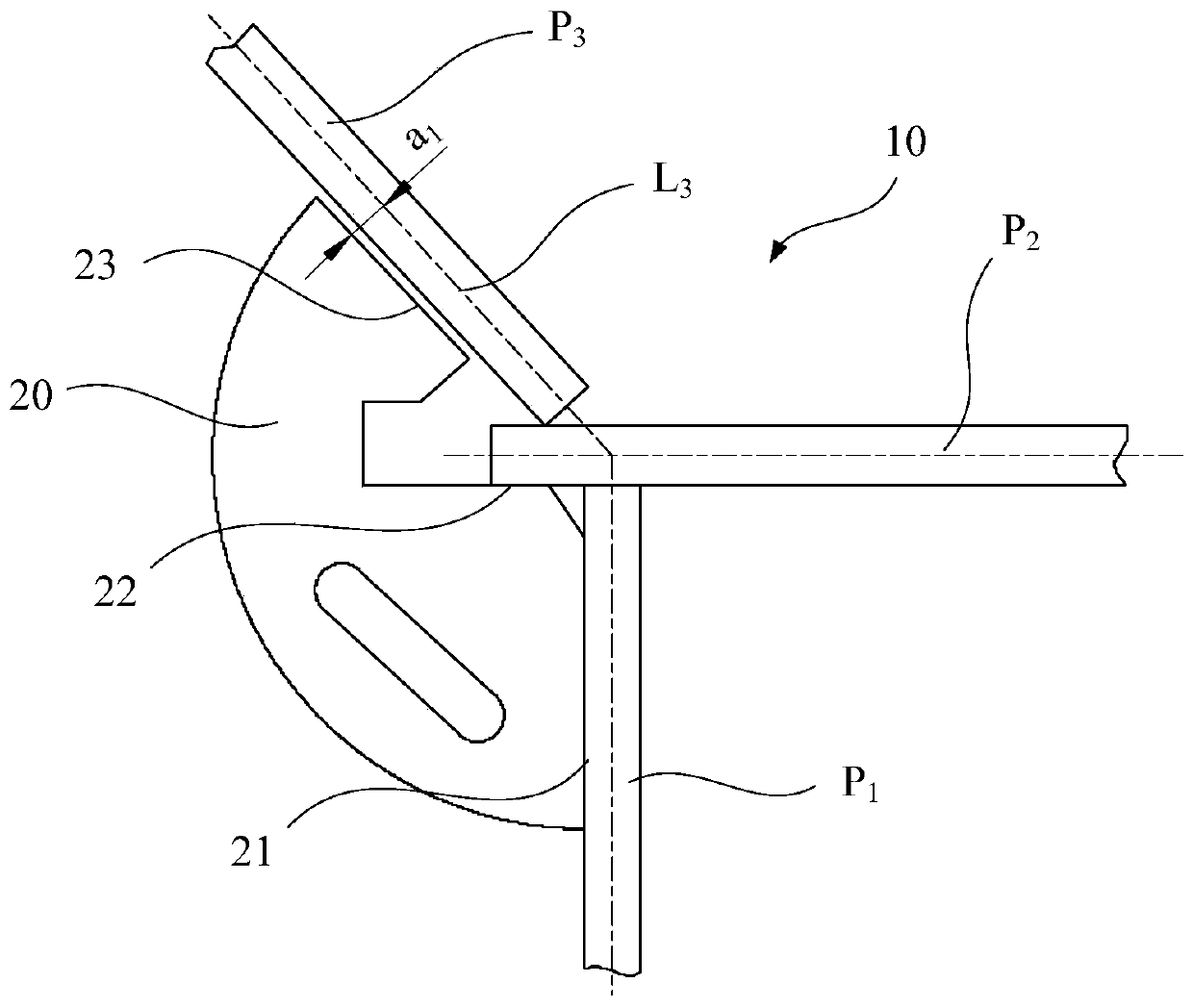 Node deviation measuring instrument and node deviation measuring method