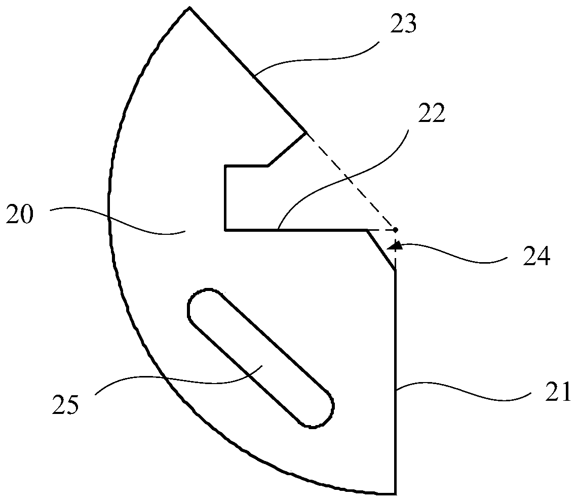 Node deviation measuring instrument and node deviation measuring method