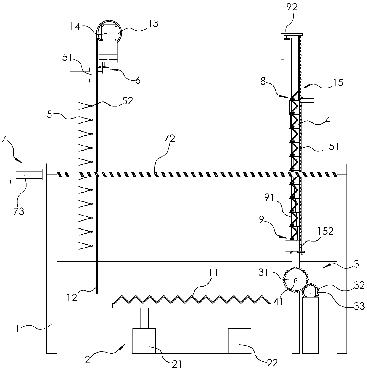 Feeding mechanism for shaping steam box