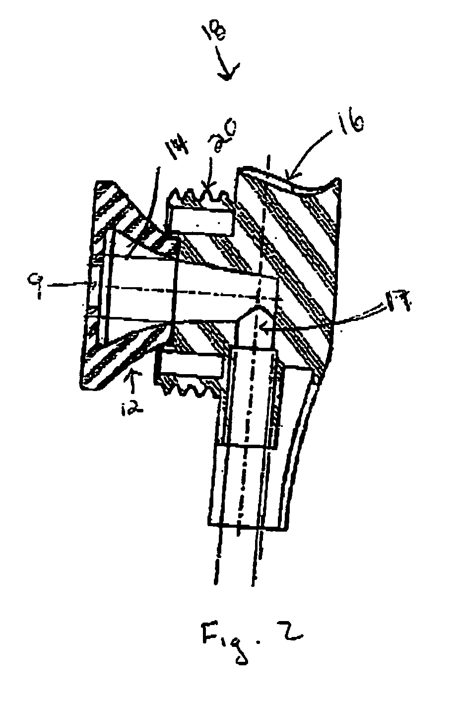 Pressure chamber nozzle assembly