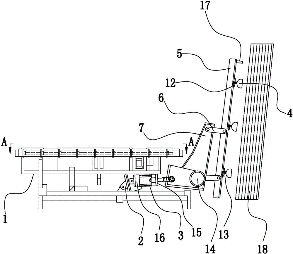 Glass sucking disc sliding device