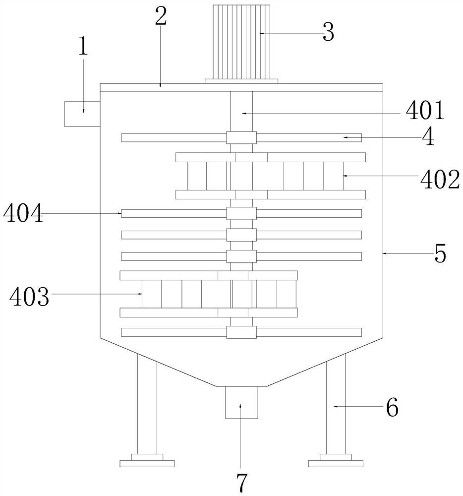 Wastewater treatment device in semiconductor production