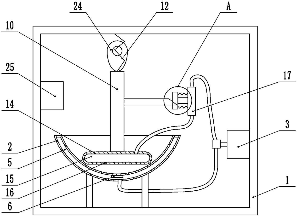 Green tea processing device