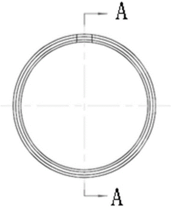 Roller pin bush and auxiliary assembling structure thereof