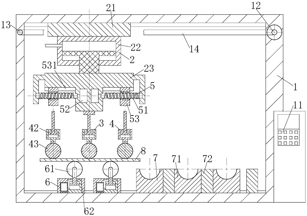 Multi-roller floating bending machine