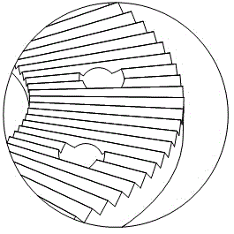 Sliding type ball screw supporting base