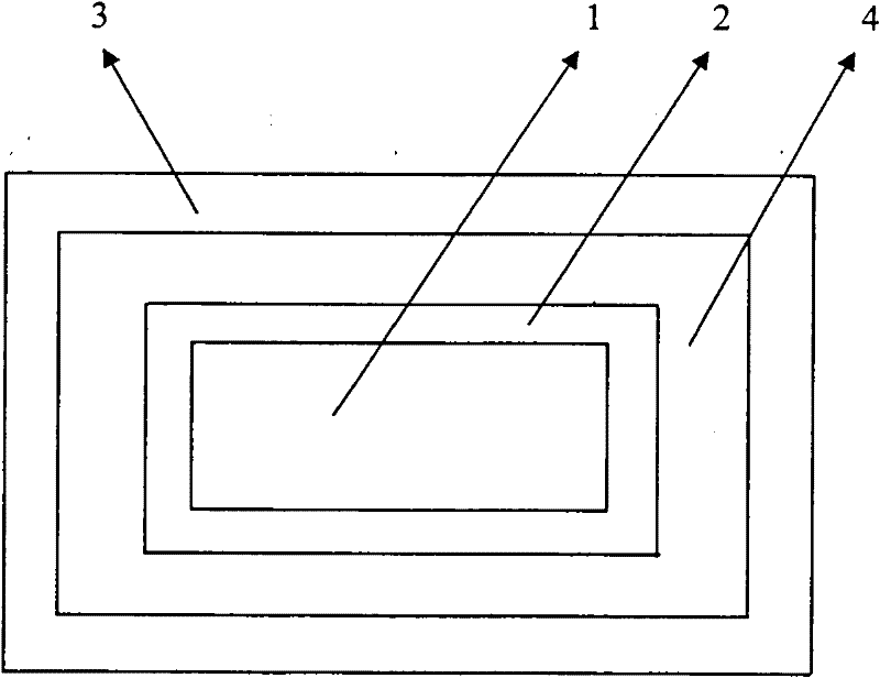 Composite sleeper with wooden inner core