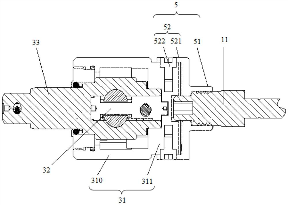 Electric oil pressure pulse type assembling tool