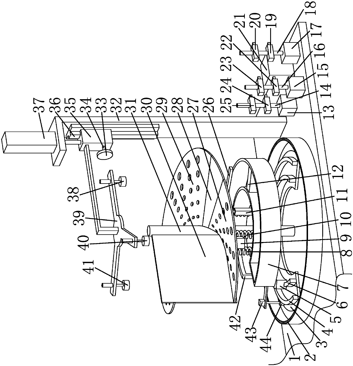 Production technology of liner of tennis