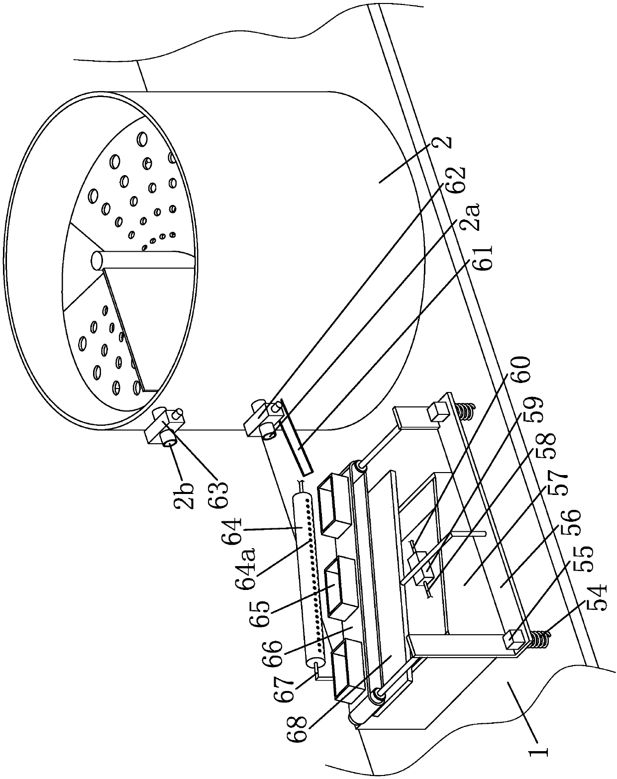 Production technology of liner of tennis