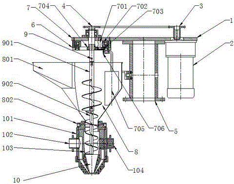 Automatic stuffing wrapping apparatus