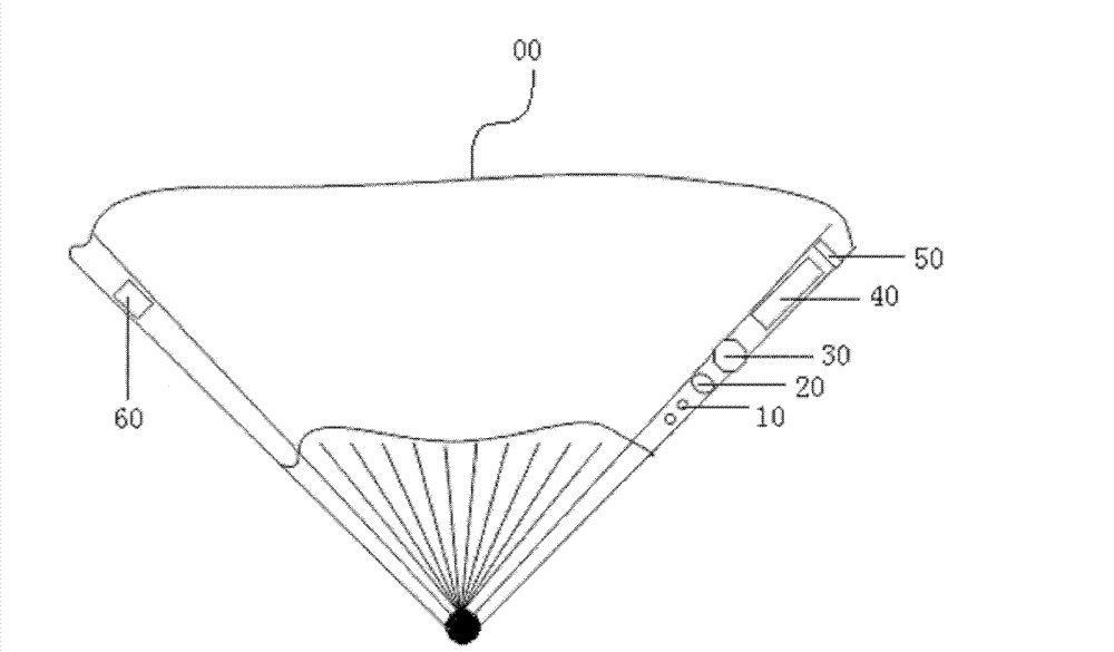 Electronic recording/playback folding culture fan