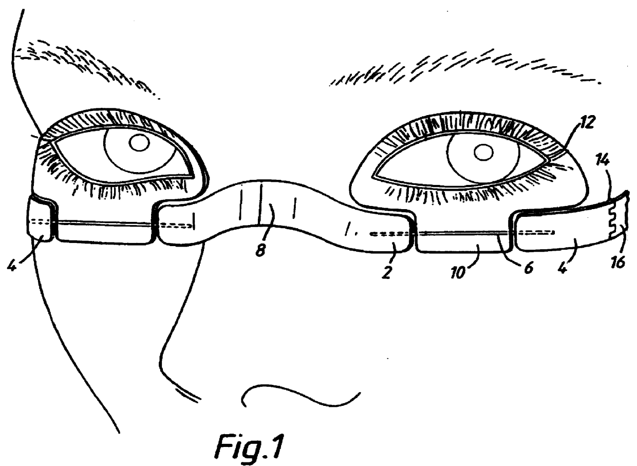 Magnifying spectacles