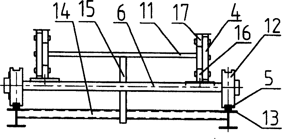 Fermentation stopping tank for palm fruit bundle and fermentation stopping and fruit threshing system