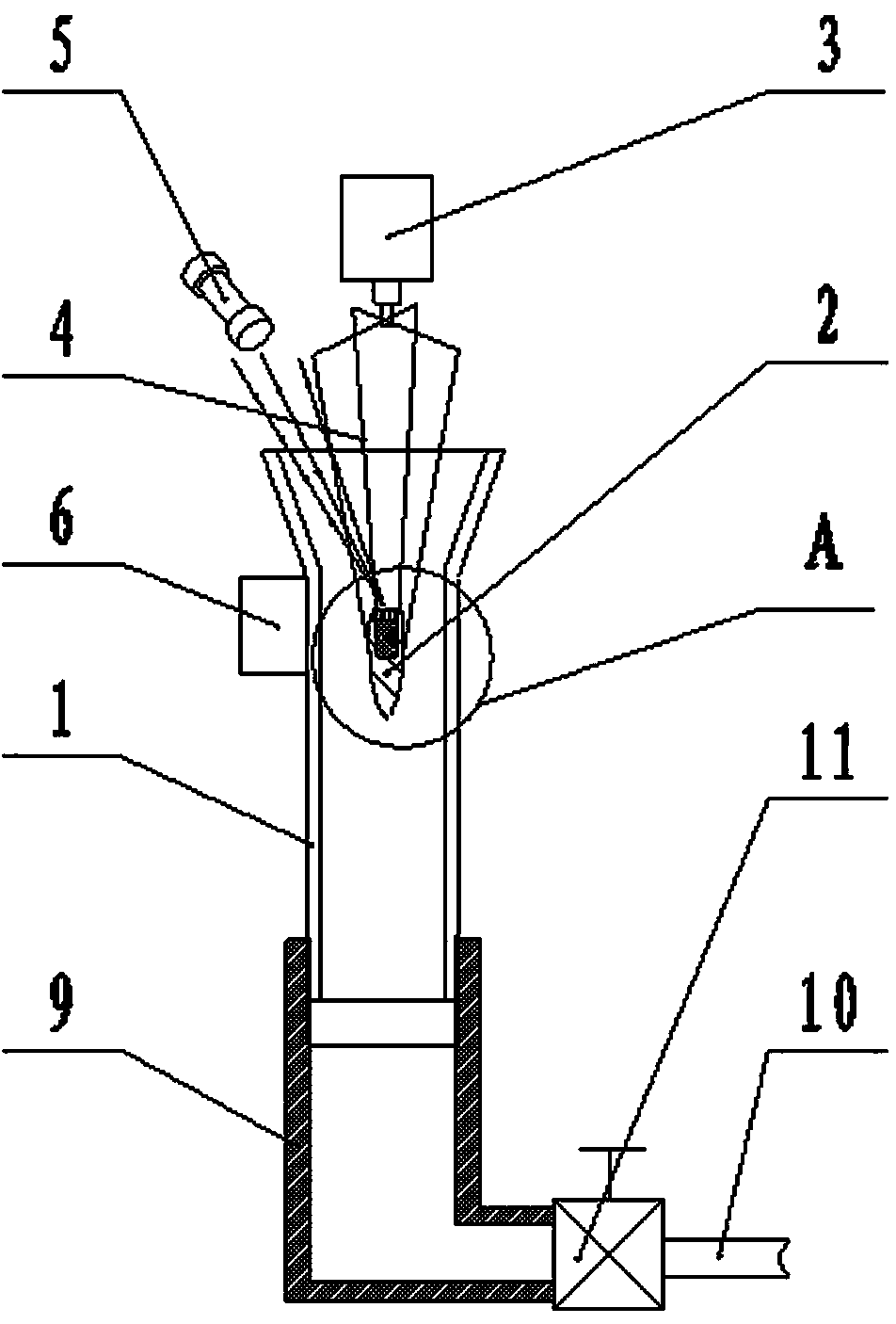 Rocket composite simulation test device