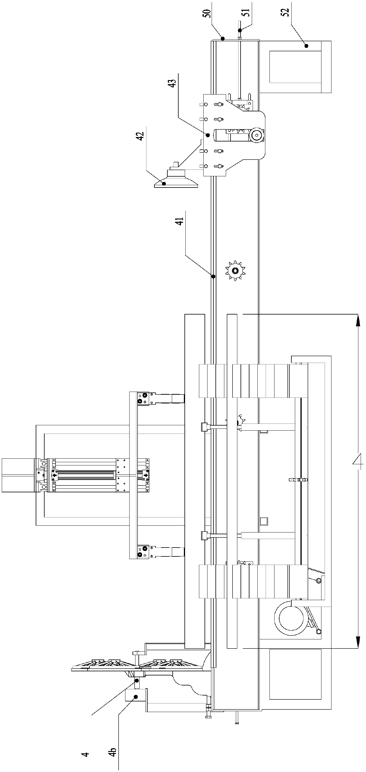 Automatic bamboo breaking equipment and bamboo breaking method thereof