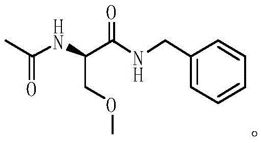 Method for preparing Lacosamide by one-pot method