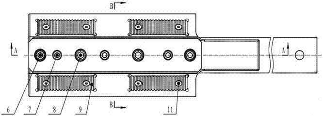 Magnet yoke dovetail-shaped broach