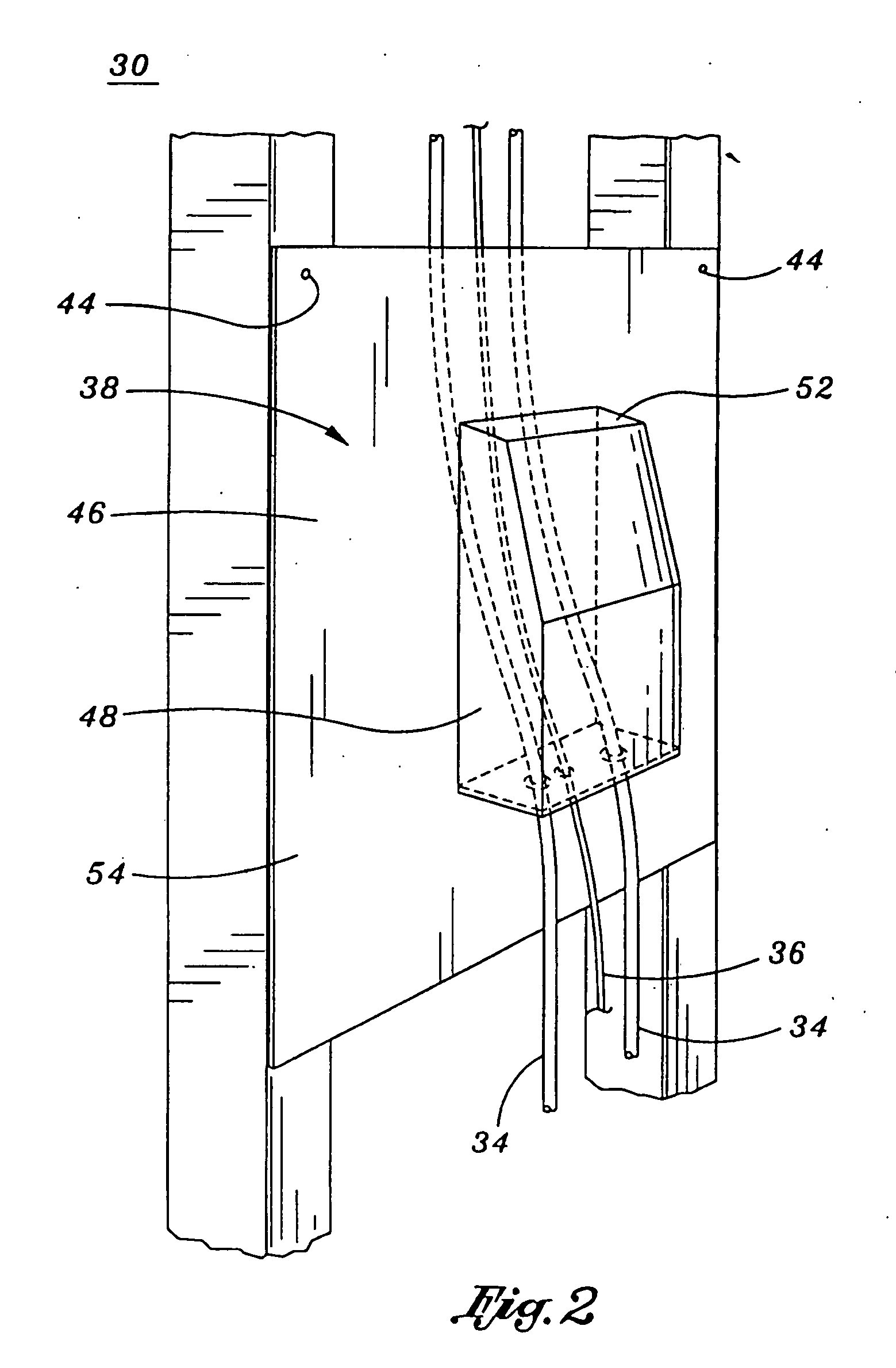 Air conditioning line flashing panel