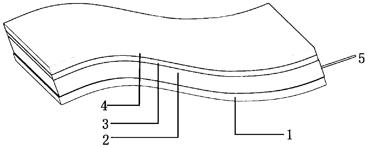 High-output self-healing single-electrode friction nano generator and preparation method thereof