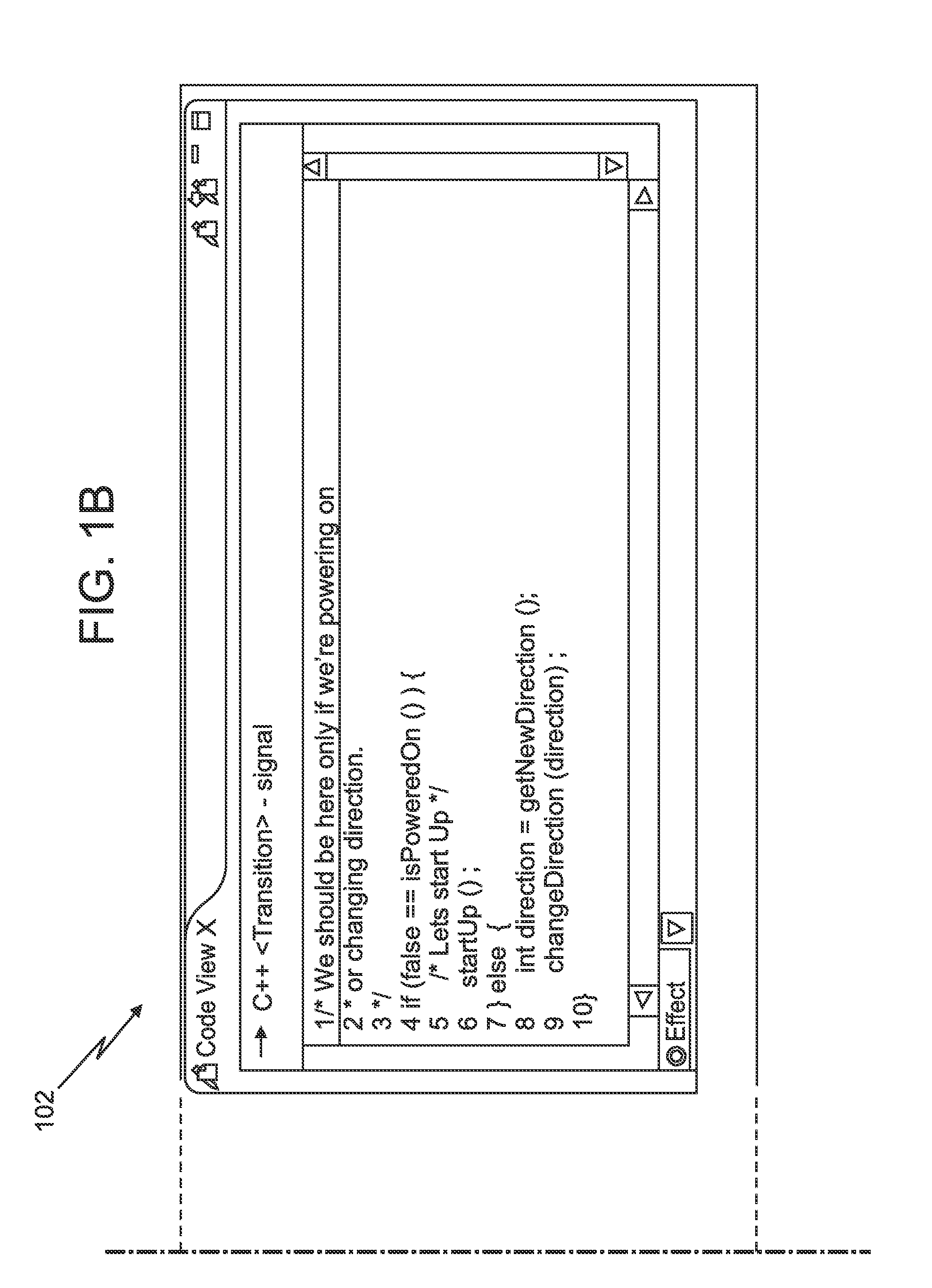 Dynamic native editor code view facade