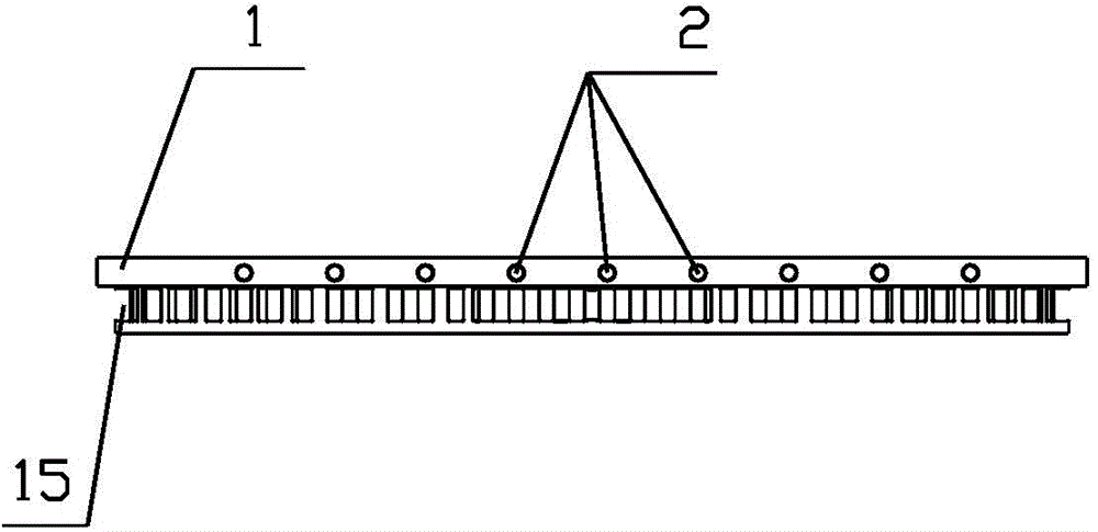 Temperature-controllable double-gas channel spraying plate with uniform gas spraying function