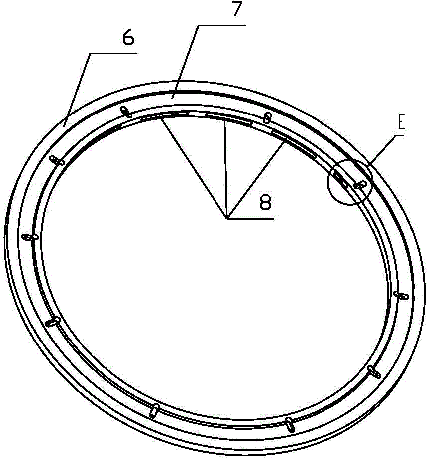 Temperature-controllable double-gas channel spraying plate with uniform gas spraying function