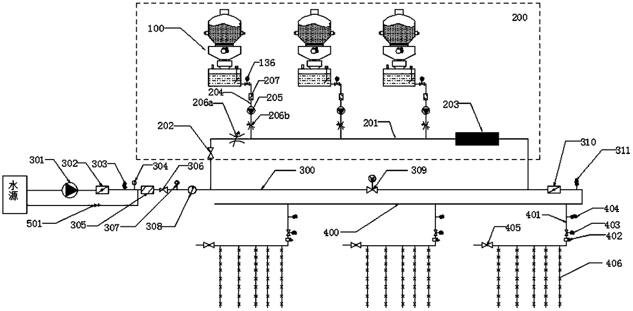 Integral trickle irrigation system