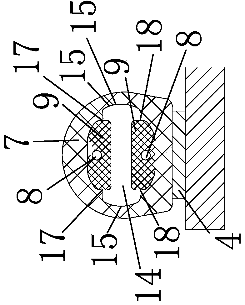 Automobile anti-pinch strip