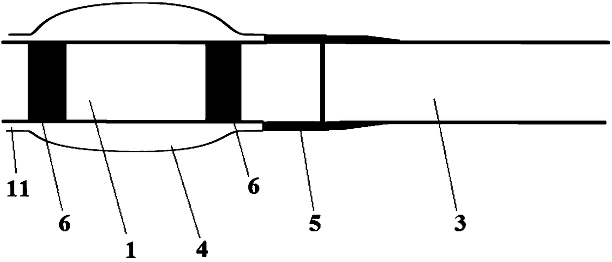 Balloon microcatheter with detachable tip