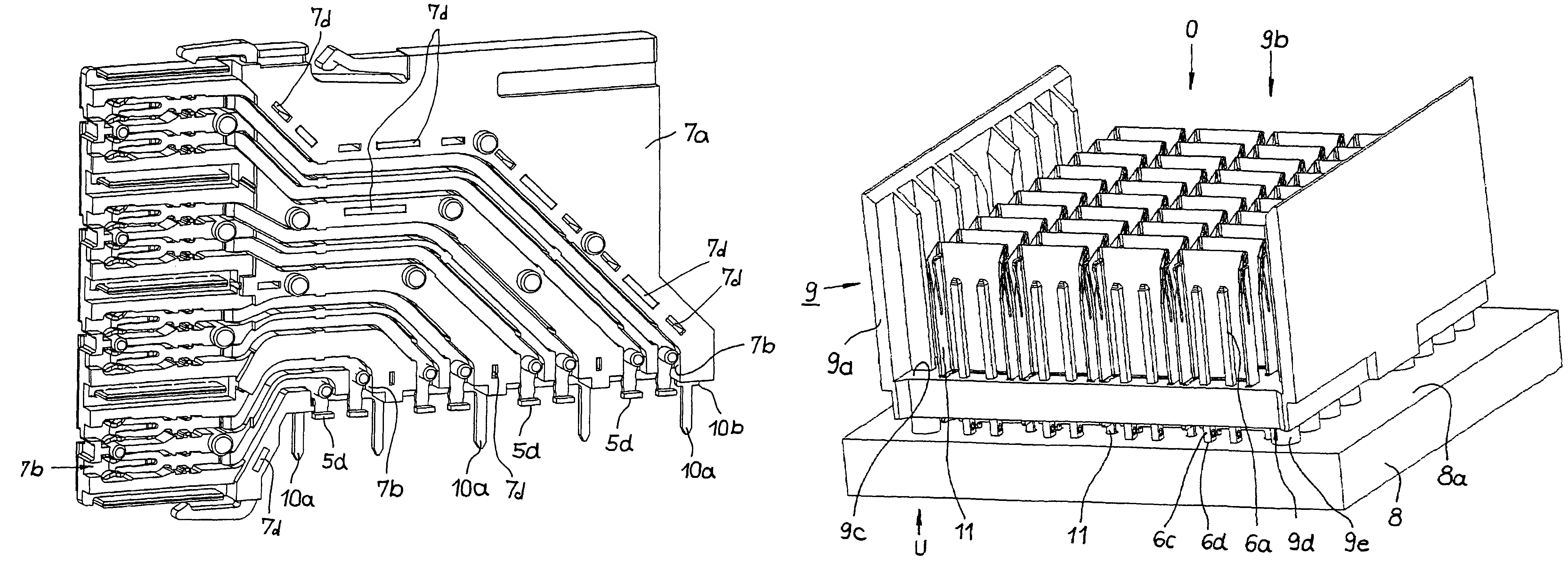 Plug-and-socket connector