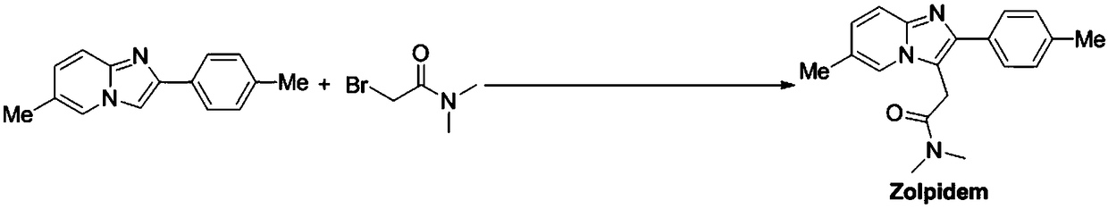 A kind of preparation method of Zolpidem