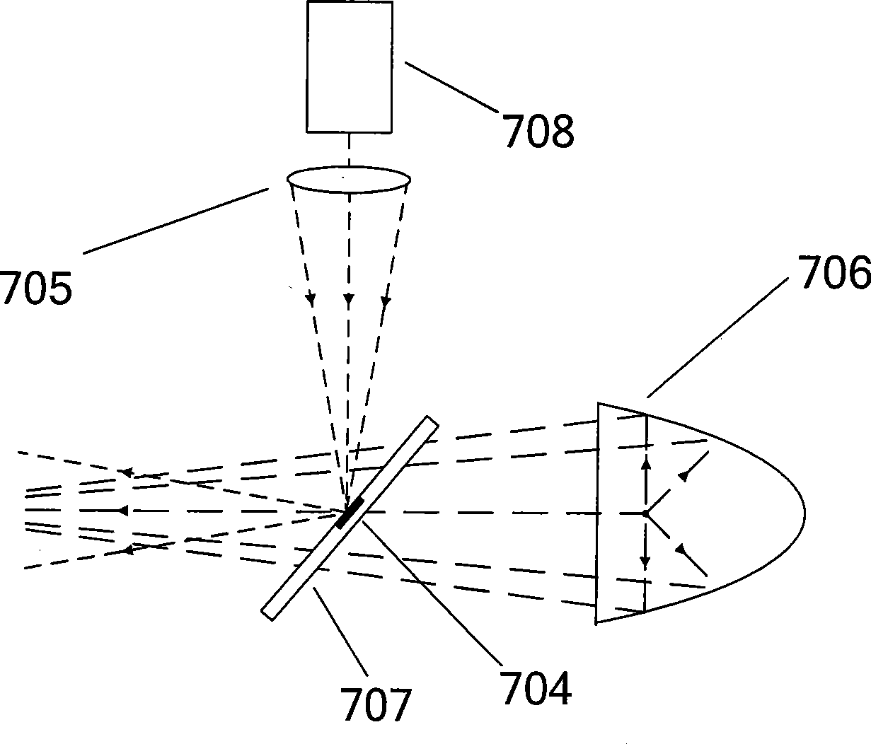 Light source for projection system and projection display device