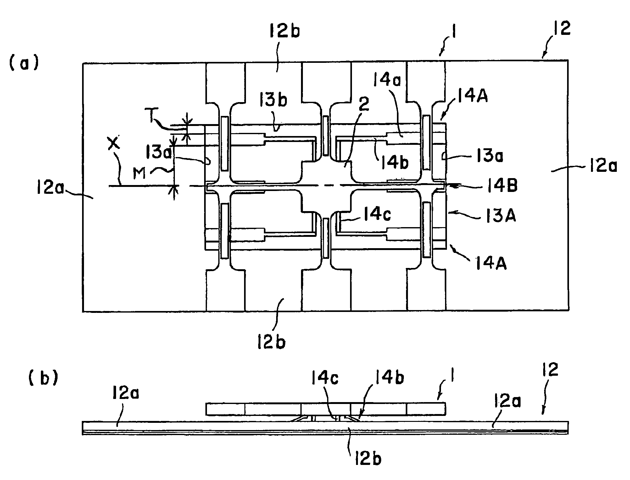 Structures for supporting vibrators and devices for measuring physical quantities