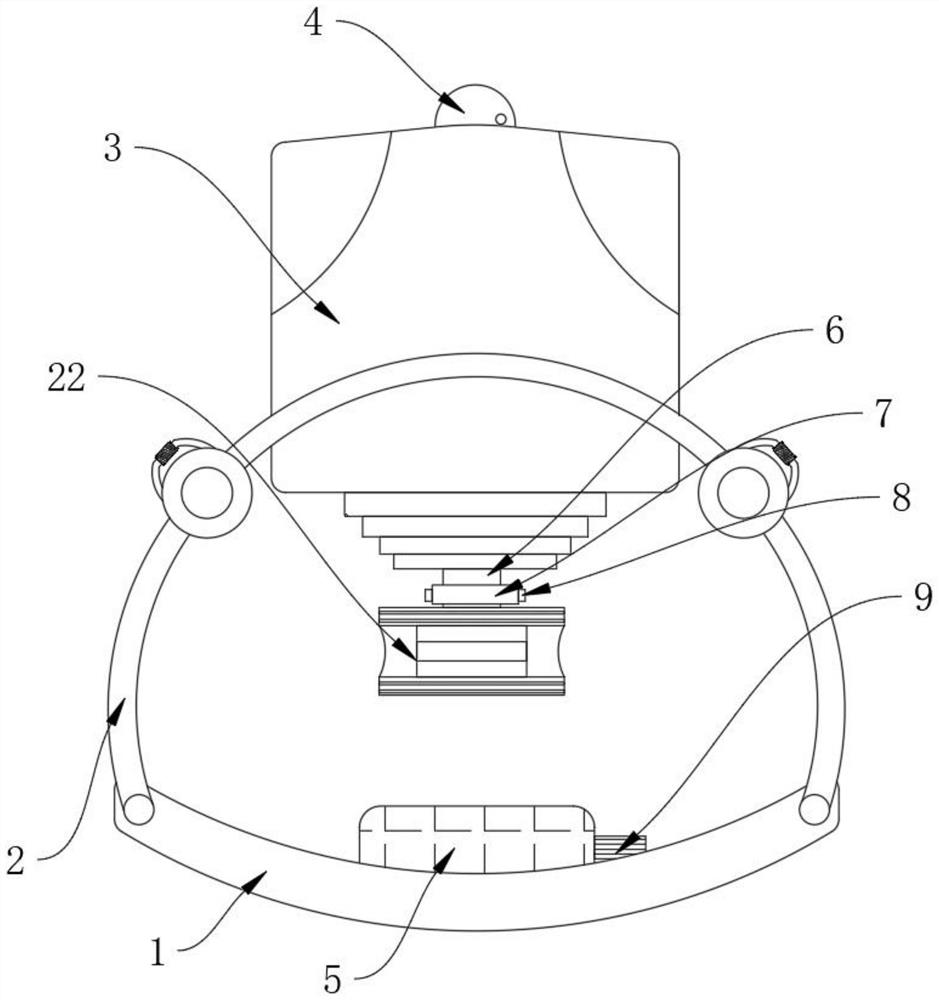 Thoracic cavity pressing device for emergency internal medicine rescue